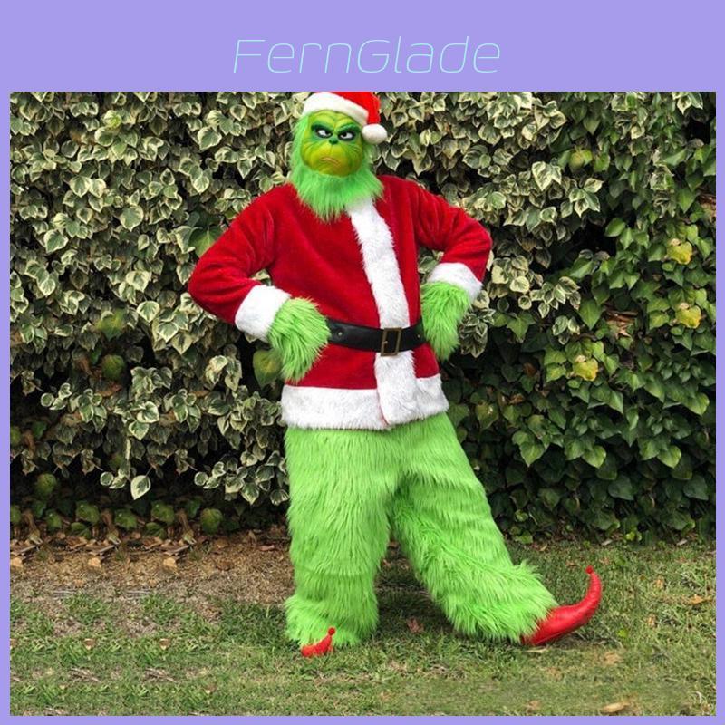 The Grinch Christmas Costume Cosplay Outfit For Adults Holiday Party