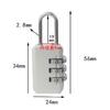 Multifunctional Combination 4 Digit Security Padlock Gym Locker Drawer Luggage Cabinet Toolbox Door Lock Door Padlock