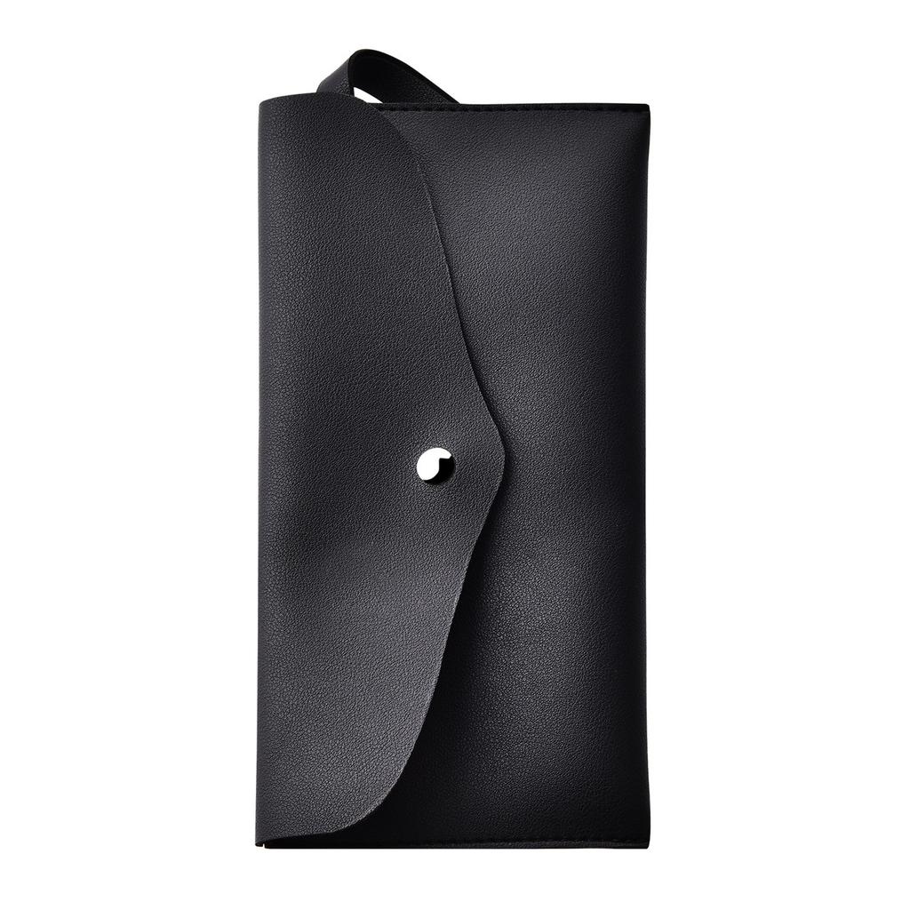 Leather Makeup Bag Portable Makeup Brush Organizer Pouch 24x12cm Cosmetic Travel Toiletry Organizer for Women Girls