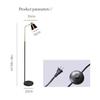 Floor Light, Scandinavian Indirect Lighting, E26 Base (Bulb Sold Separately) Floor Lamp, Color Adjustable, Stylish, Stand Light, Adjustable Angle,