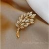 New Alloy Brooch High-end Niche Women's Peony High-end Pin Coat Suit High-end Versatile Brooch