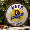 Segno in Latta Metallico Birra Decorazione Murale 20x30cm