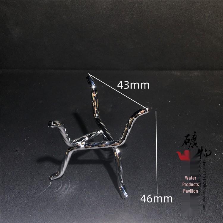 Crystal Stone Metal Bracket Alloy Display Shelf Decor