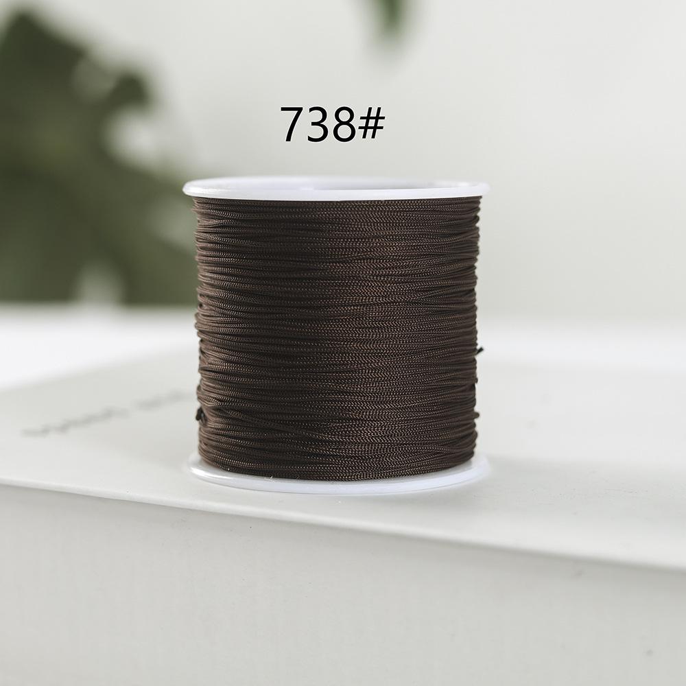 Jade Line 72 Wear-Resistant Non-Elastic Red Rope Pendant Lanyard for DIY Chinese Knot Jewelry.