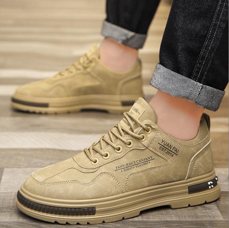 Mens Shoes Casual Spring Autumn Sneakers Outdoor Platform Hiking Fashion Luxury Leather Loafers Tennis Ankle Boots Flat Trainers