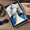 Korean Style High-End Printed Silk Scarf - Versatile Fashion Accessory
