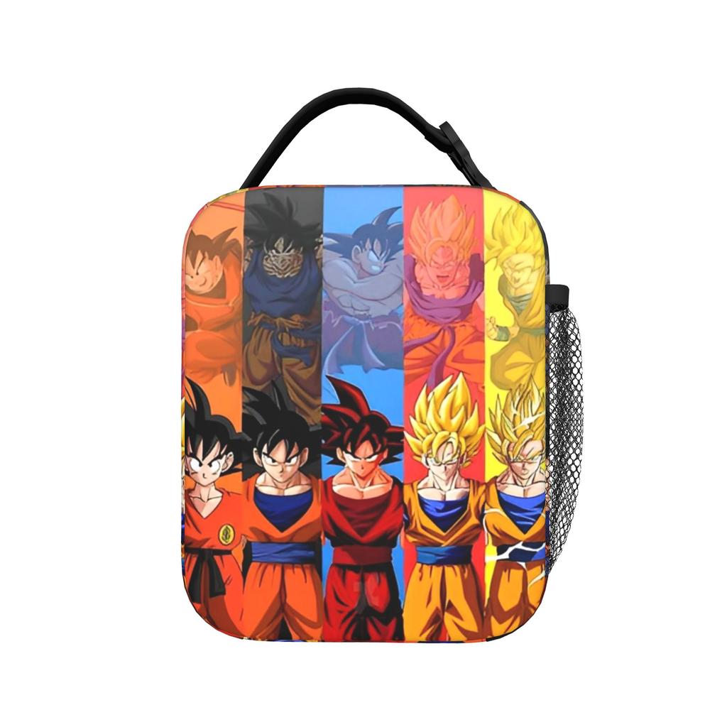 Goku Plus Shenron Borsa Termica per Pranzo Borsa Frigo Riutilizzabile, Contenitore per Pranzo Kakarot DBZ Borsa Spaziosa Porta Pranzo Borsa per Cibo Lavoro Gite