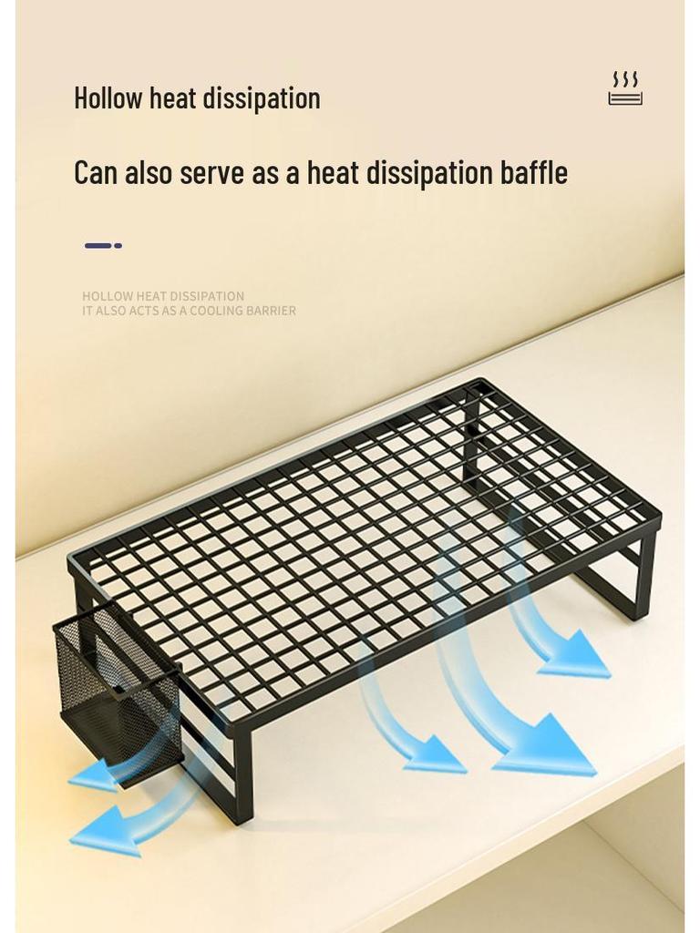 Adjustable Computer & Laptop Stand with Cooling Base for Home or Office