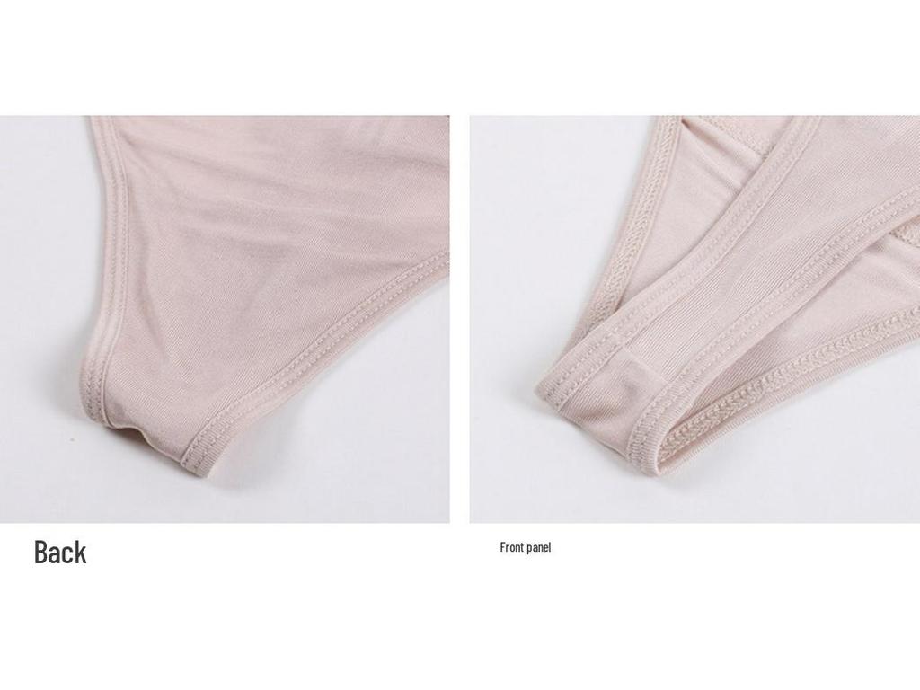 Tang Damen Maulbeerseide G-String: Sexy, Nahtlos, Hüfttief, Transparente T-Pants.