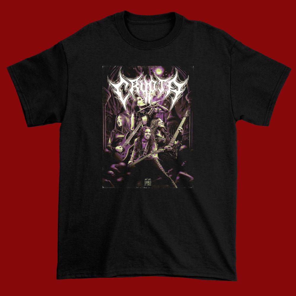Crypta Band Black Cotton TShirt Gift For Fans All Size S5XL Unisex MI543 Unisex T-Shirt XXXXL