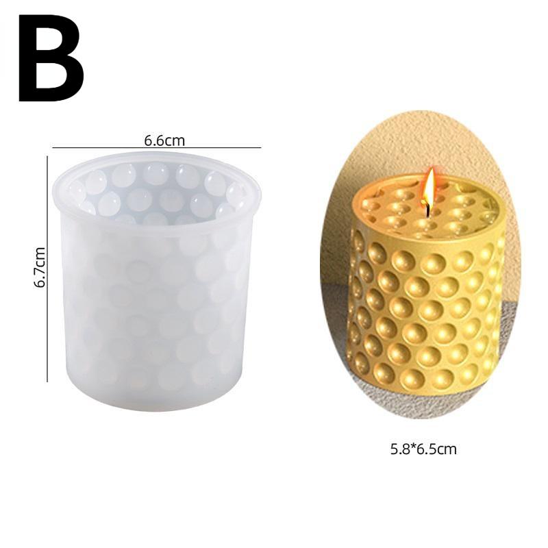 Multi-Style Geometric Bubble Ball Silicone Candle Mold Spherical Lantern Crystal Epoxy Resin Mould Decor