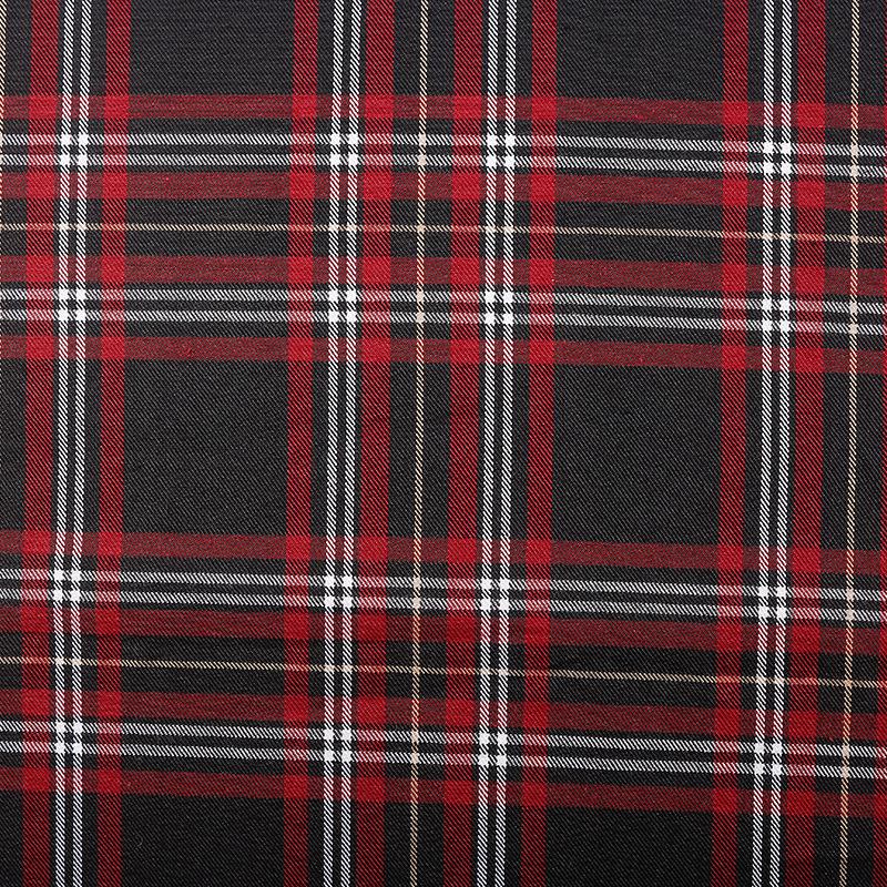 Brytyjska tkanina bawełniana w kratę szkocką i gingham, twill, na mundurki szkolne i spódnice.