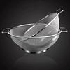 Stainless Steel Strainer With Handles Quick Drainage, Featuring Micro-Perforations,Suitable For Pasta, Fruits, Rice, Vegetables