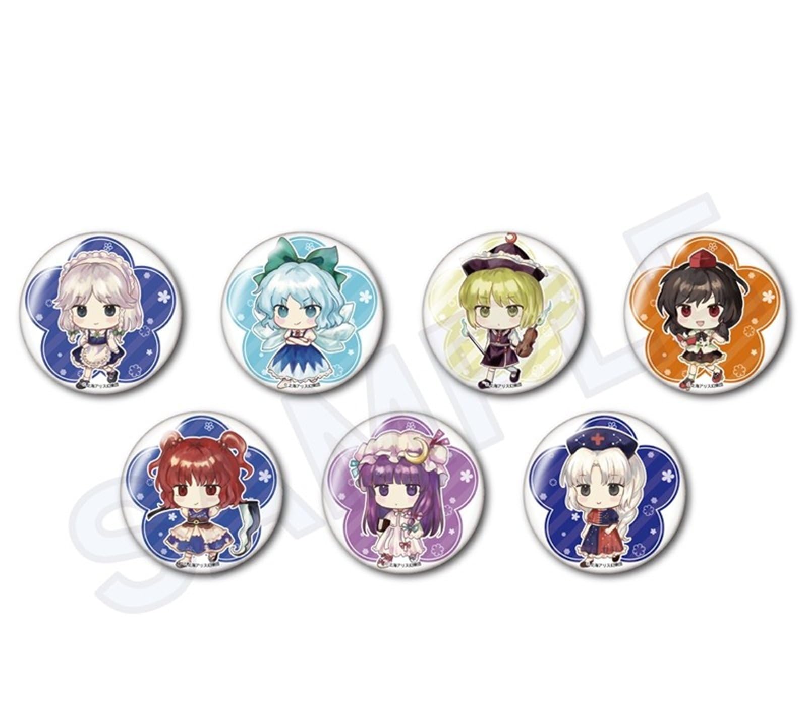 

Touhou Project Touhou Kaeizuka Phantasmagoria of Flower Trading Can Badge C Box 1BOX ~ View.