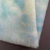 Gradient Tie-Dye Rabbit Fur Plush Fabric for Clothing, Bags, Toys, and Home Textiles.