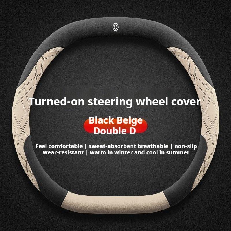 Per Renault 2026 Nuovi Copricerchi Coprivolante Auto in Camoscio per Renault Espace Austral Rafale Scenic Megane E-Tech 5 2024 2025