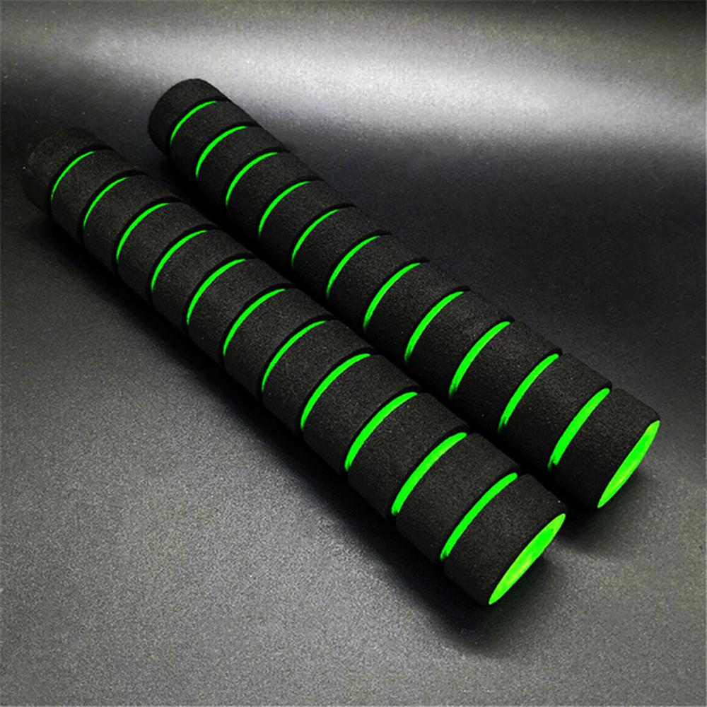 

Мотоциклетная губка для грипсы Нескользящая накладка на руль Велосипедные грипсы Длина 22 см Велосипедная ручка из пеноматериала зелёный