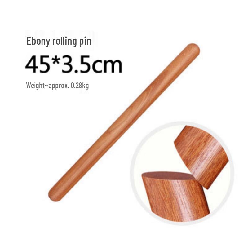 Household No-Paint Wooden Rolling Pin