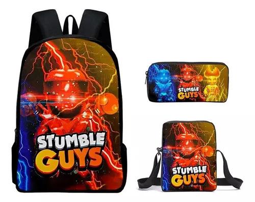 New Roblox Student School Bag Roblox Digital Printing Backpack Three-piece Set Lunch Bag Pencil Case