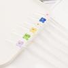 6Pcs Drinking Straw with Brush Set High Borosilicate Glass Flower Bent Straws Set Milk Coffee Shake Cocktail Straw Bar Drinkware