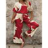 2026 New Spring/Summer Women's Fashion Casual Printed Ladies' Suit