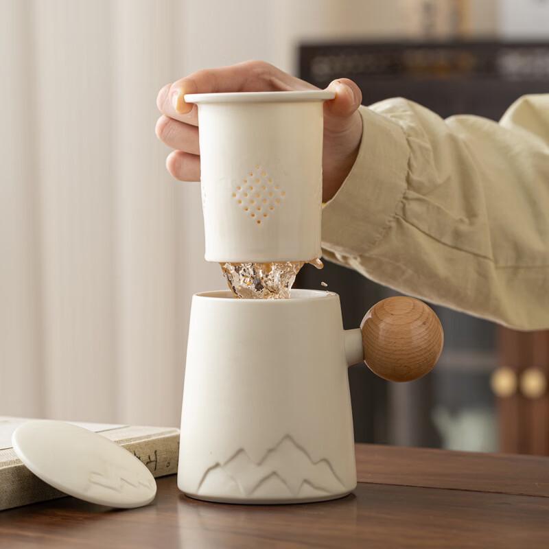 OLOEY Ceramic Mug and Tea Caddy Gift Set