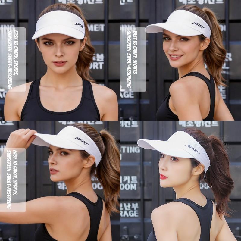 Summer Top Empty Quick Drying An-Ti Uv Sunhat Sun Protection Golf Baseball Cap Visors Sports Tennis Running Gym Sunscreen Visors