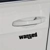 Wanted Safety Sign Vinyl Decal, Fashion Waterproof Windshield Sticker for Car Motorcycle Window Auto Exterior Styling Decor