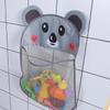 Cartoon Panda Frog Hollow Out Mesh Hanging Bag Bathroom Baby Bath Toys Supplies Durable Multifunctional Bathing Products
