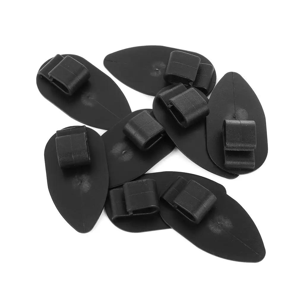 40pcs Black Car Floor Mat Clips Anti Slip Clamps Holders New Retainer Buckle  Auto Accessories