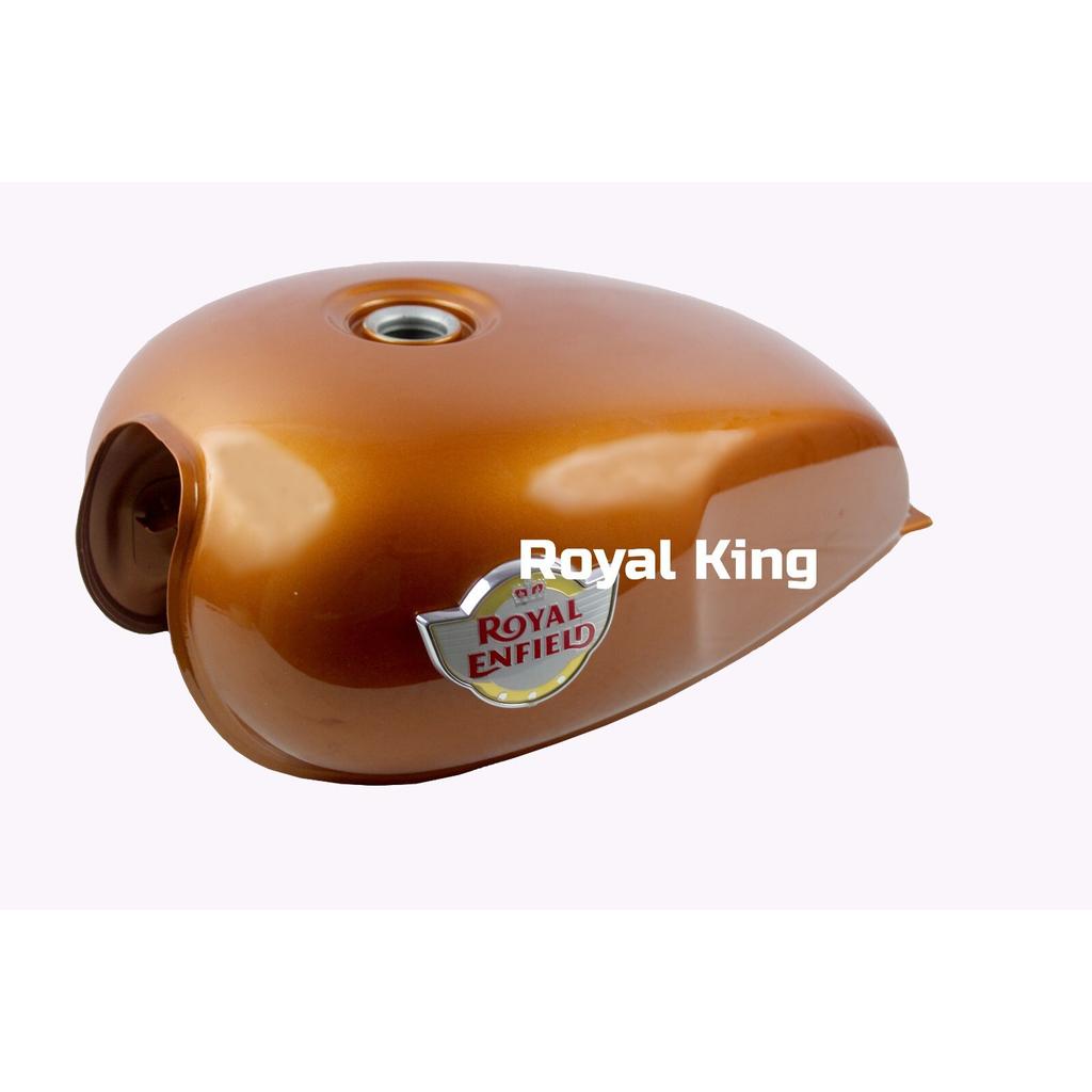 Royal Enfield Interceptor 650cc " Orange Crush Petrol Gas Fuel Tank "