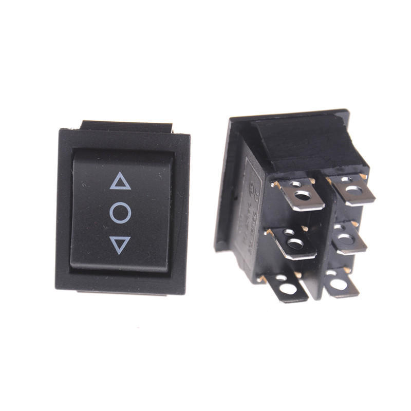 2Pcs 6 Pins On-Off-On Rocker Switch Momentary Rocker Switch