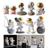 Astronaut Figurines Decor Shelf Character Spaceman Statue Outer Space Handmade Desktop Collectible