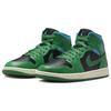 Sneakers da donna Air Jordan 1 Mid Lucky Green Aquatone Nere BQ6472-033