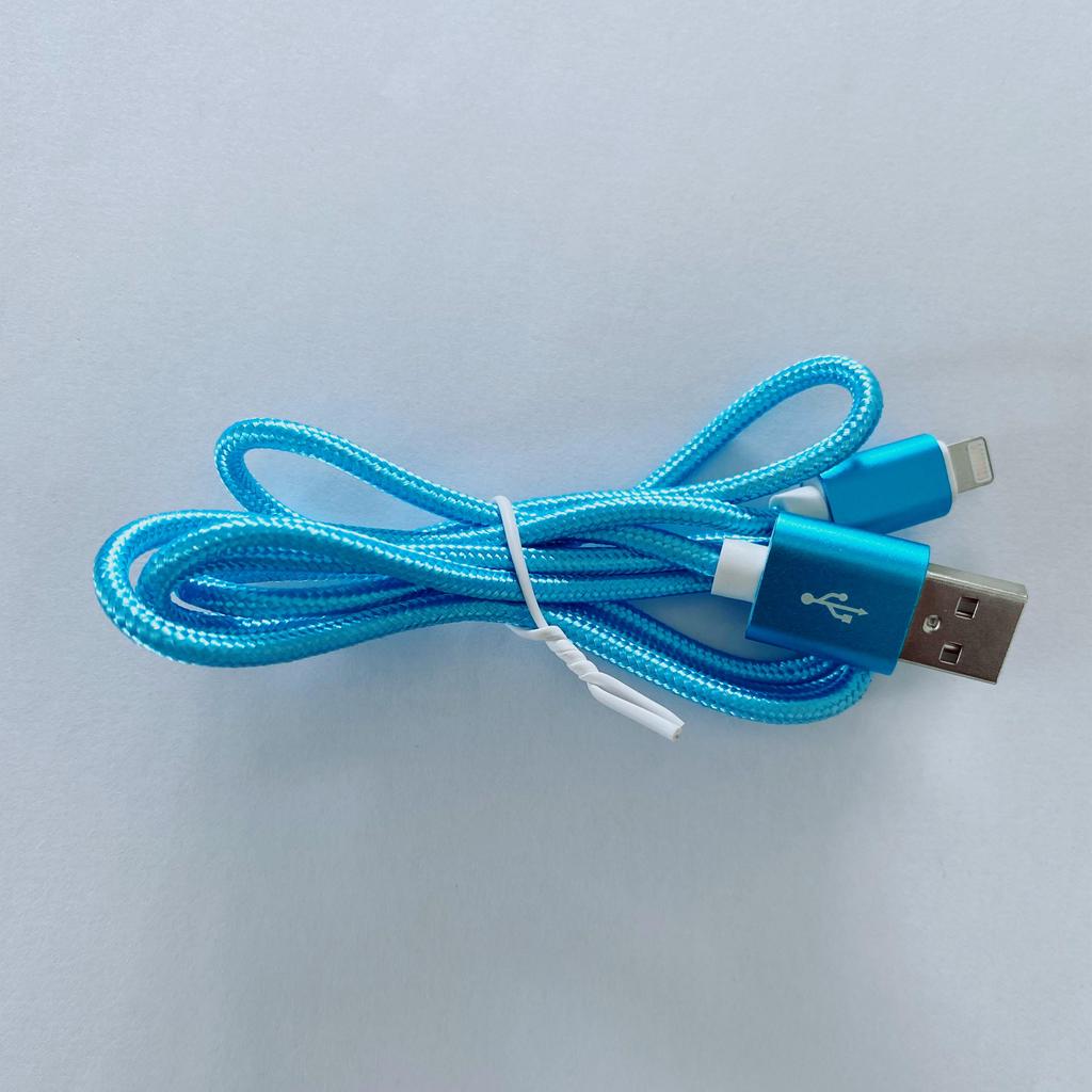 Nylon USB Cable Quick Charging Cable Apple Mobile 678x1m Nylon Braided Data Cable