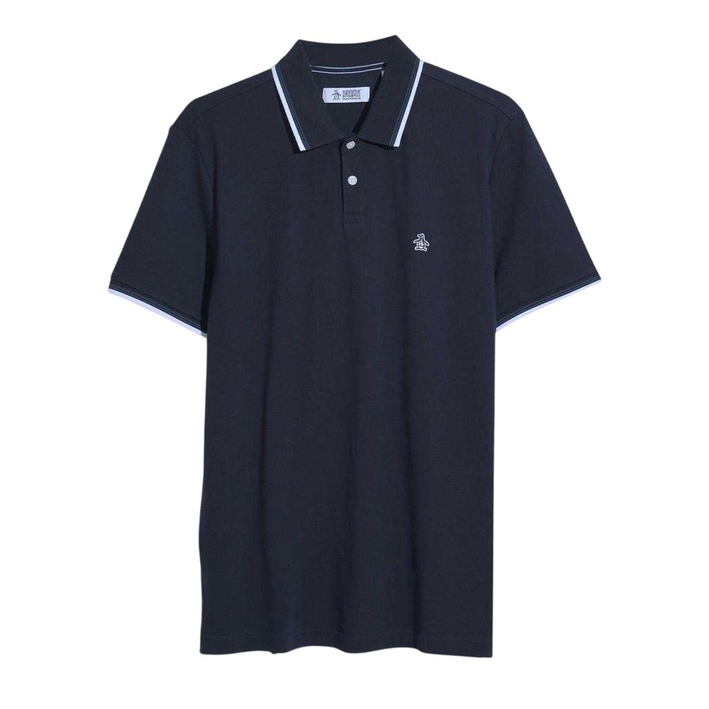 Polo da uomo a righe Original Penguin a maniche corte regular