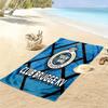 Club Brugge Kv Custom Name Print Beach Towel Large Soft Quick Dry Towel For Beach Camping Swimming