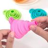Mini Foldable Funnel Silicone Collapsible Portable Funnels for Fuel Hopper Beer Oil Kitchen Accessories Tools Items