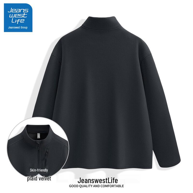

JEANSWEST LIFE Men s 2025 Autumn Half-Zip Sweatshirt XL