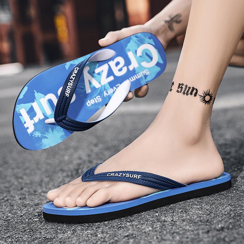 Cheap Men's Beach Flip-Flops Sale Summer Slides Man Slippers Anti-slip Flip flops Slippers Men Outdoor Travel Slippers Sandals