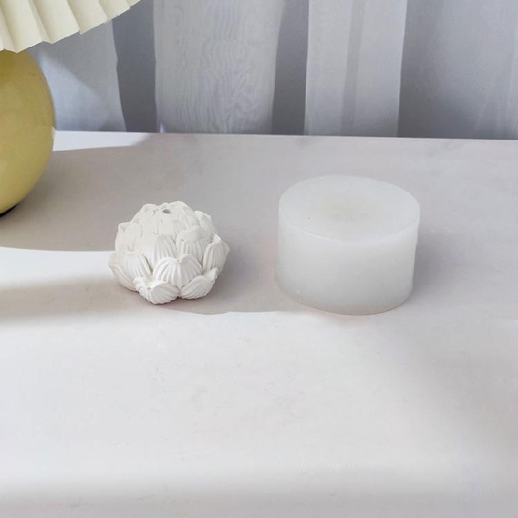 Incense Insert Silicone Molds DIY Cement Concrete Yoga Incense Stick Holder Mold