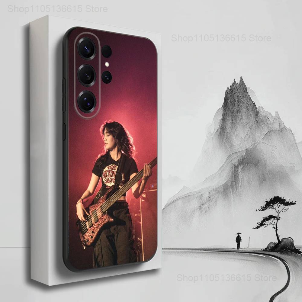 Band T-THE W-Warning Rock Case For Samsung S21,S9,S22,S25,S20,S10,Plus,Ultra,S24,S23,FE,Lite,Soft Silicone Black