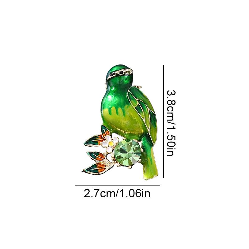 1PC Brooch Lightweight Lapel Pin Hypoallergenic Enamel Bohemian Bird Daily Swallow Sturdy Clothing Elegant