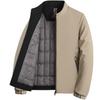 Men's Plus Velvet Thick Cotton Jacket for Autumn/Winter – Middle-aged & Elderly