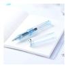 Sailor Pen TUZU Ballpoint Pen Glassy Crystal Sky Gift Pack 81-0249-203 Natural Fit Grip ENERGEL Ink 0.5mm Black Cap Type Made in Japan