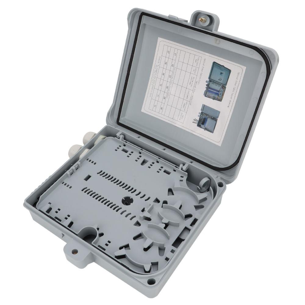 12 Core Fiber Optical Terminal Box Waterproof Distribution Enclosure  Telecommunication Networks