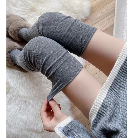 High knee socks women's over knee socks lace long socks