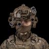 Night Vision Goggles Foldable Flippable Goggles Model Wear Resist Helmet Binocular NVG Mount Cosplay Decoration Props