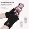 Winter Alpaca Wool Fingerless Gloves for Men, Women, Students - Ideal for Cycling and Writing