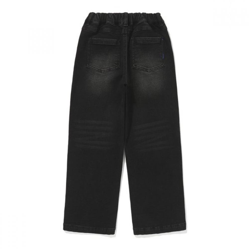 Bluetail Semi Wide Charcoal Gray Denim Pants Azh3pt02cg